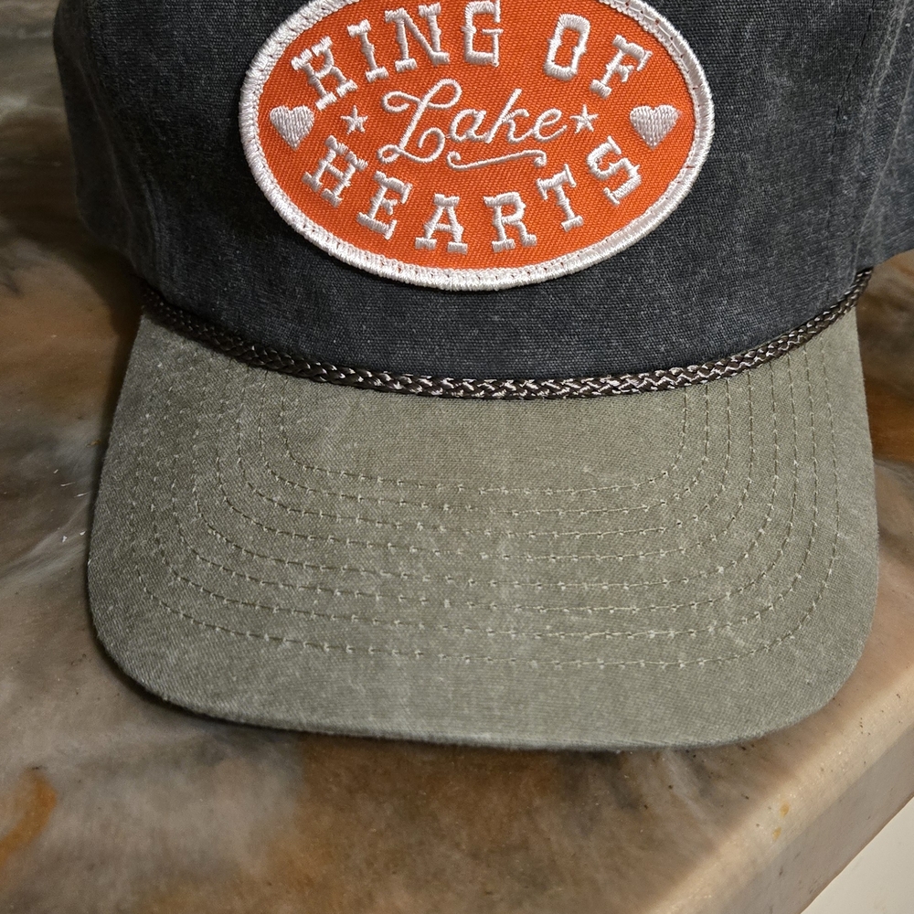 Gray and Olive Hat